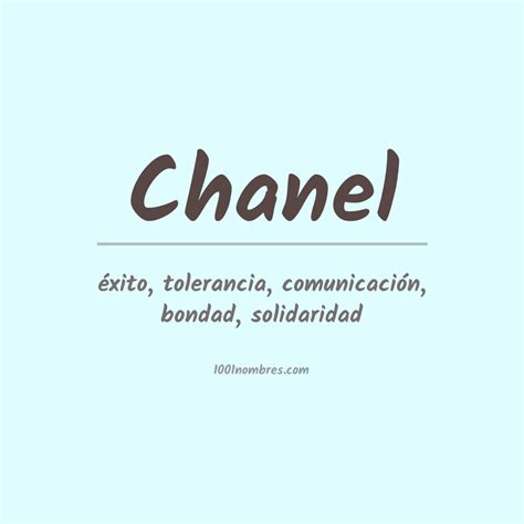 Nombre Chanel, origen y significado 